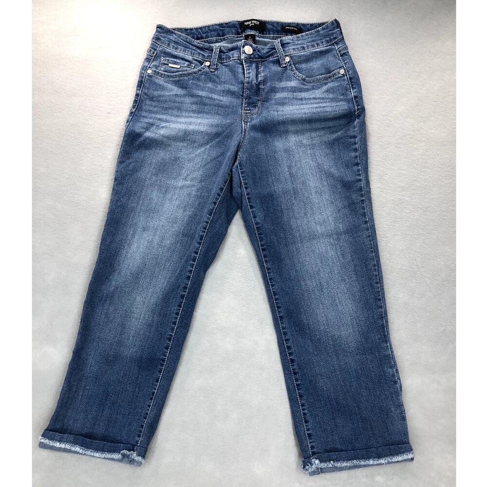 Nine West Chrystie Womens Capri Jeans Size 6